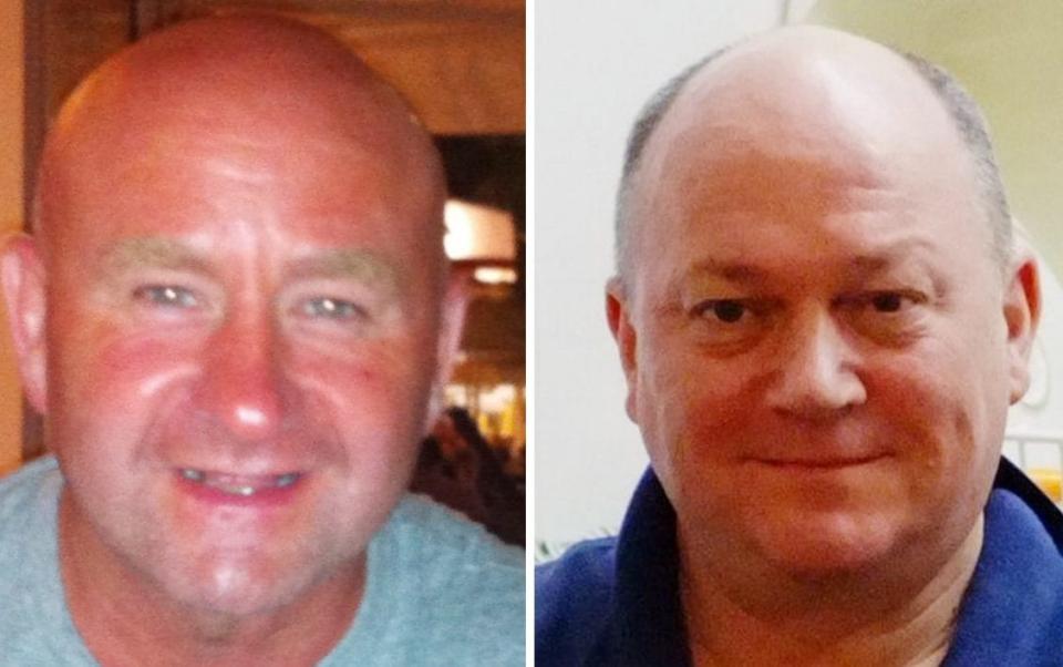 Duncan Munro, 46, from Bishop Auckland, George Allison, 57, from Winchester, died in the crash - PA