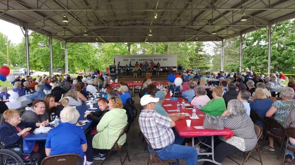 The annual Guernsey County Senior Center picnic in the park