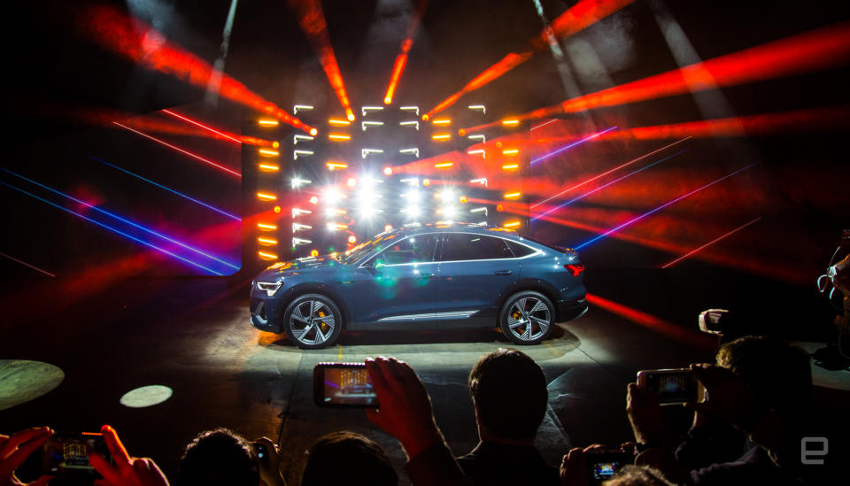 Audi E-Tron Sportback unveil 