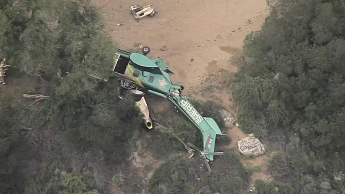 5 La County Law Enforcement Officers Survive Helicopter Crash 