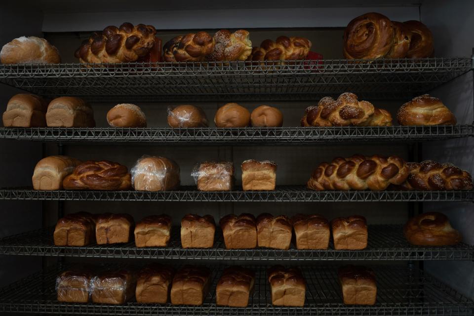 A selections of breads at Star Bakery