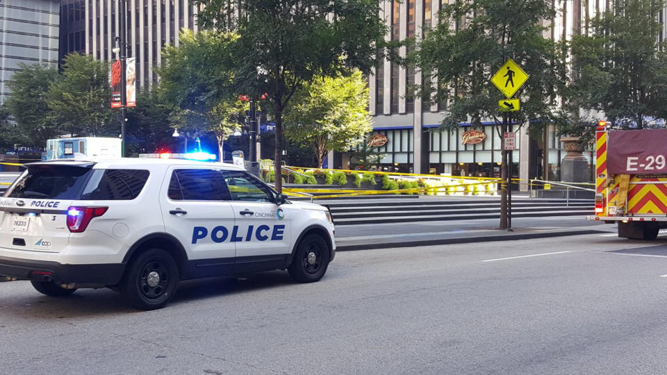 Deadly shooting at bank building in Cincinnati