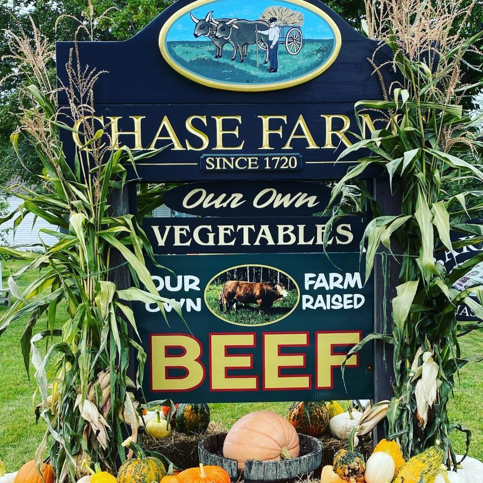 Chase Farms in Wells, Maine, specializes in homegrown meats and produce.