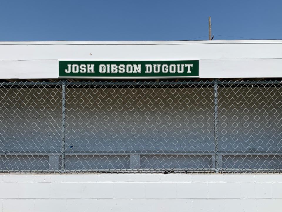 One dugout at Belmar Memorial Field has been named after baseball Hall of Famer Josh Gibson, who played there in the 1930s.