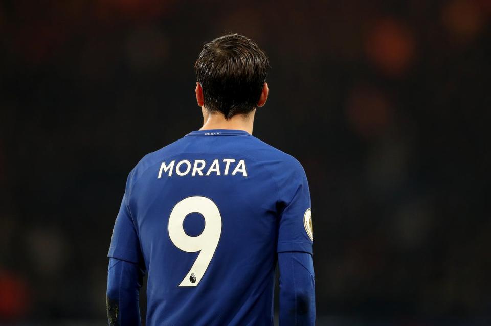 Alvaro Morata spent only one season wearing the famous digit (Adam Davy/PA) (PA Archive)