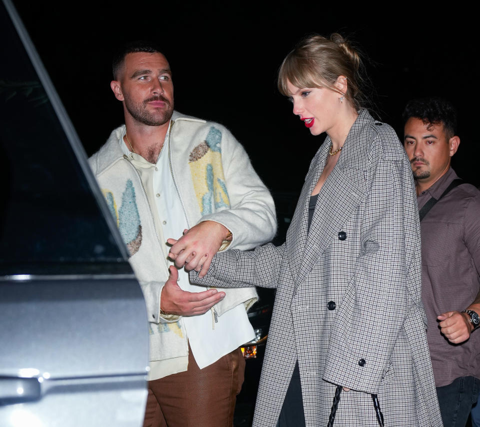 Travis Kelce Told Taylor Swift He Wants to ‘Spend the Rest of His Life With Her’: ‘They’re Committed’