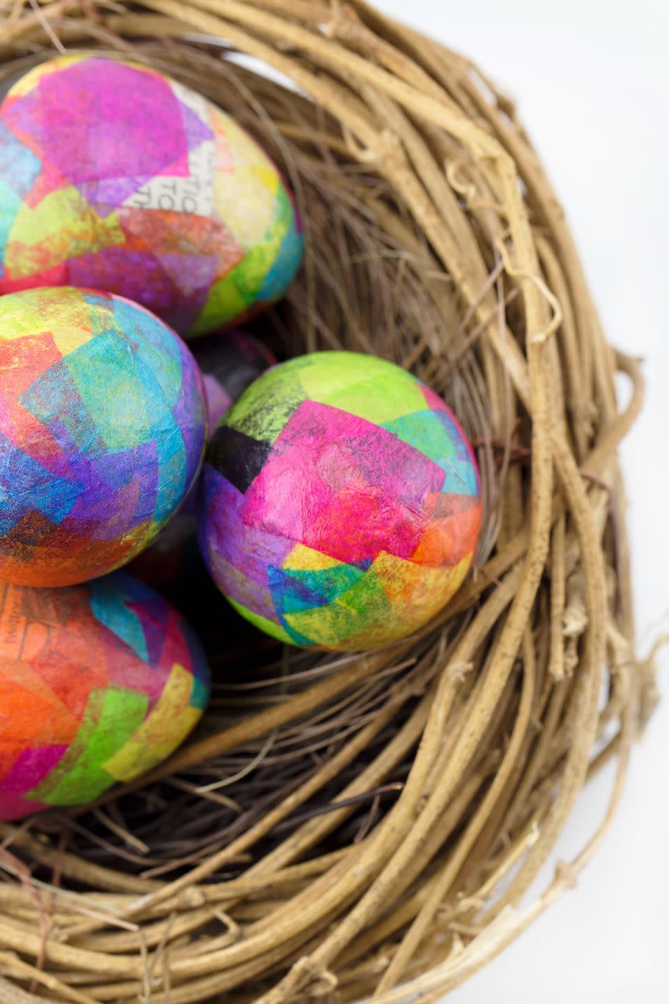 <p>If traditional egg dyeing feels too been there, done that, use the papier-mâché technique to craft equally one-of-a-kind creations. </p><p><strong>Get the tutorial at <a href="https://www.firefliesandmudpies.com/papier-mache-easter-eggs/" rel="nofollow noopener" target="_blank" data-ylk="slk:Fireflies and Mud Pies;elm:context_link;itc:0;sec:content-canvas" class="link ">Fireflies and Mud Pies</a>.</strong> </p><p><a class="link " href="https://www.amazon.com/Mod-Podge-CS11303-Waterbase-Sealer/dp/B0009ILH8C/?tag=syn-yahoo-20&ascsubtag=%5Bartid%7C10050.g.1111%5Bsrc%7Cyahoo-us" rel="nofollow noopener" target="_blank" data-ylk="slk:SHOP MOD PODGE;elm:context_link;itc:0;sec:content-canvas">SHOP MOD PODGE</a></p>