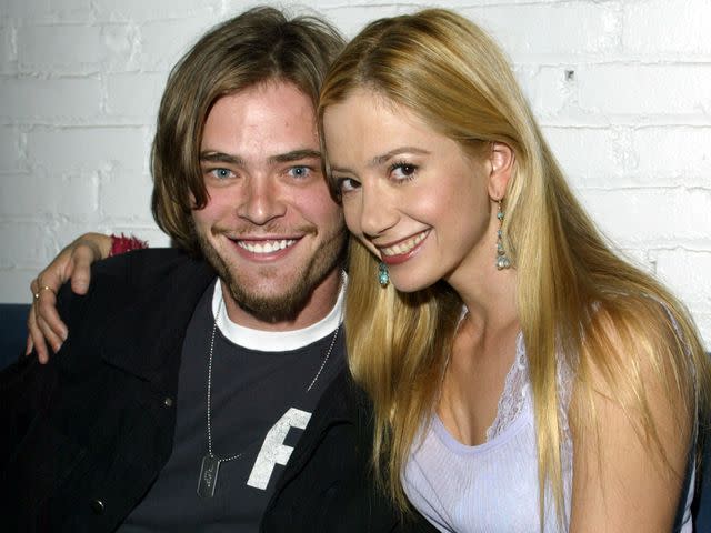 <p>Jeff Vespa/WireImage</p> Christopher Backus and Mira Sorvino at an event in October 2003.