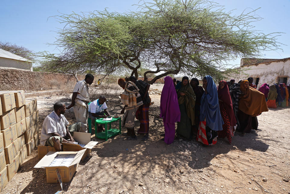 United Nations relief efforts in Somalia