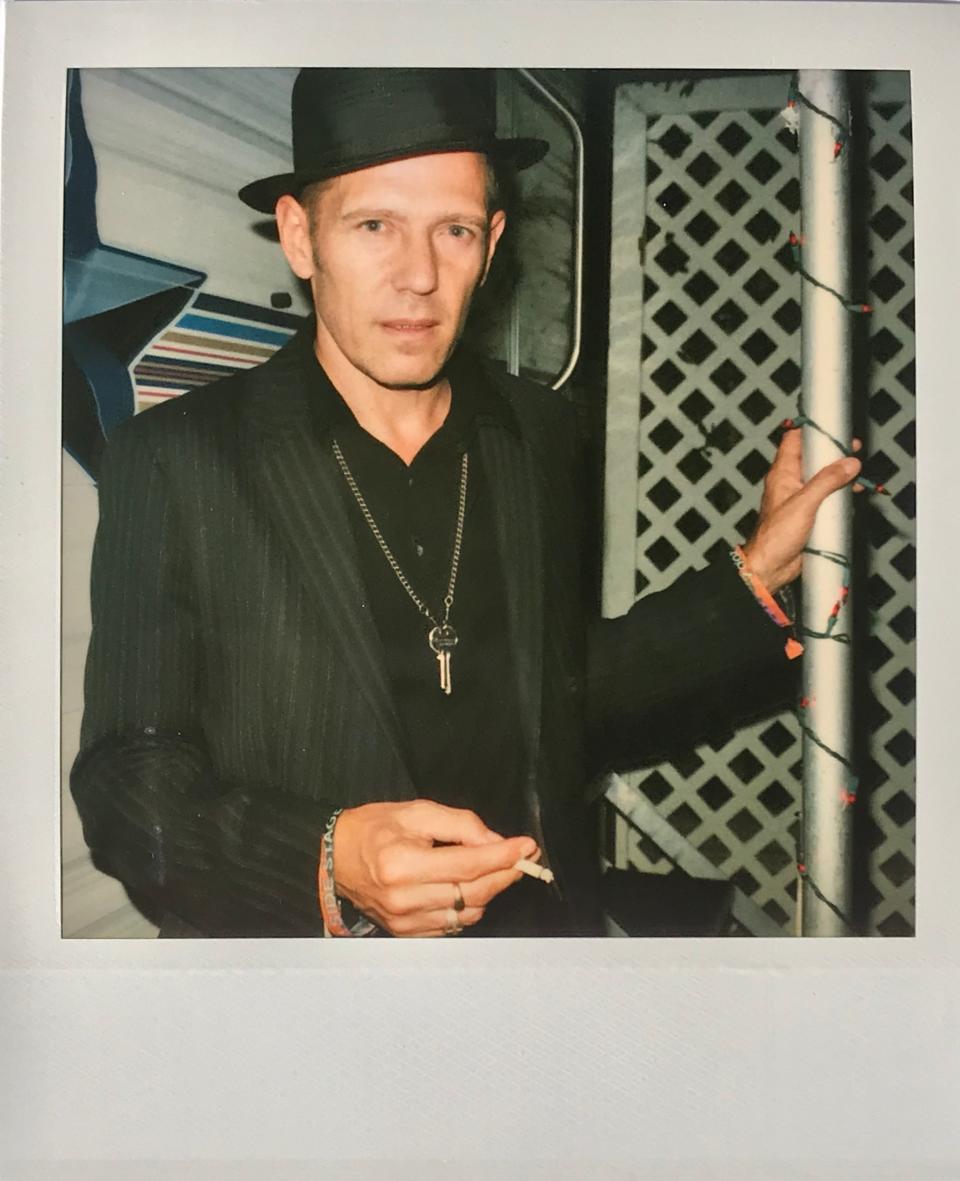 Paul Simonon of the Clash, who was performing with rock supergroup the Good, the Bad & the Queen