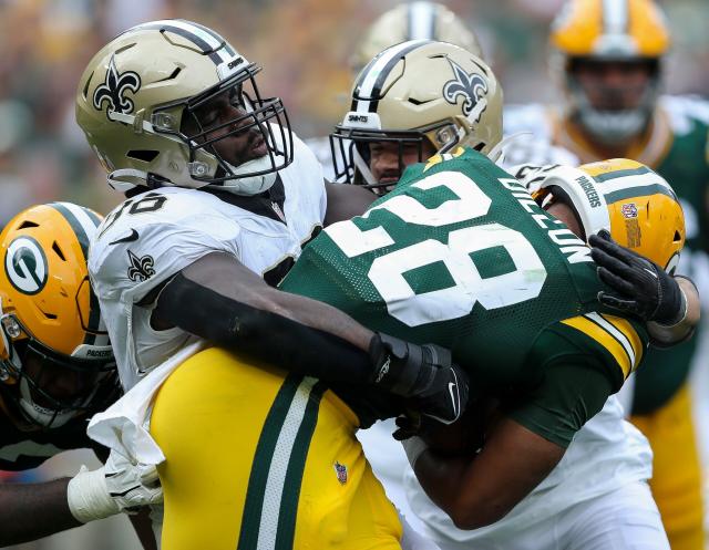 Packers struggling run game faces 'very disruptive' Lions run defense