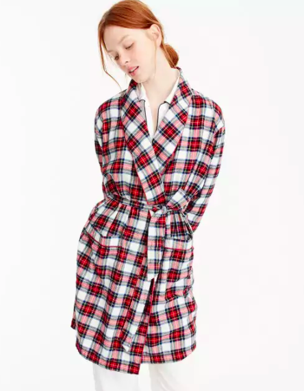 J.Crew flannel robe