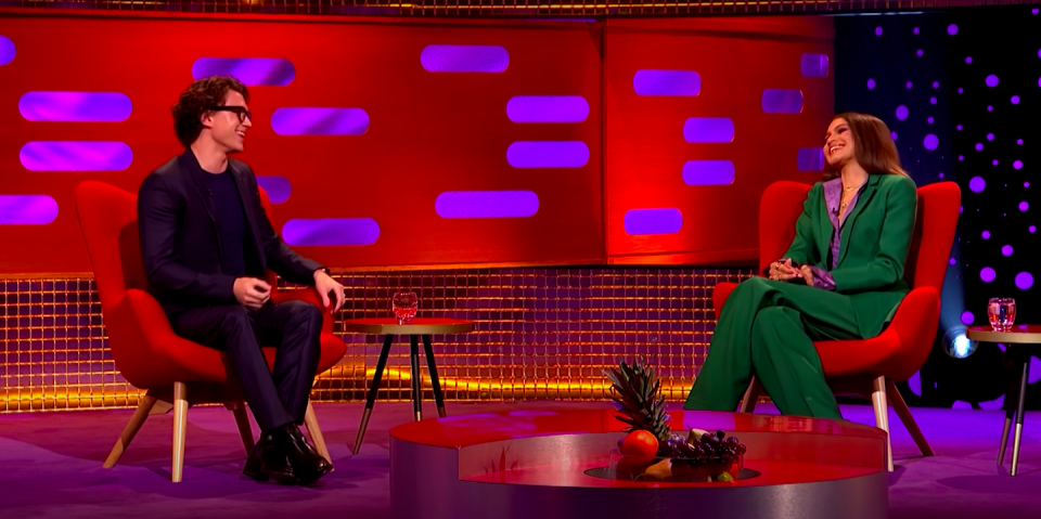 Tom Holland and Zendaya on the Graham Norton Show