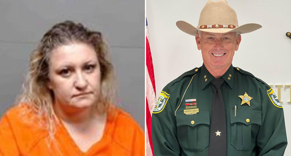 Sheriff AJ Smith and his own daughter Kristen Kent. 