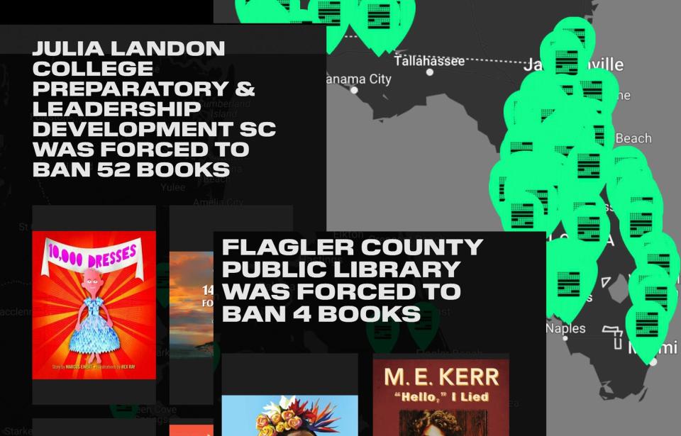 The Banned Book Club offers access to books banned from libraries in your area, based on your GPS location.