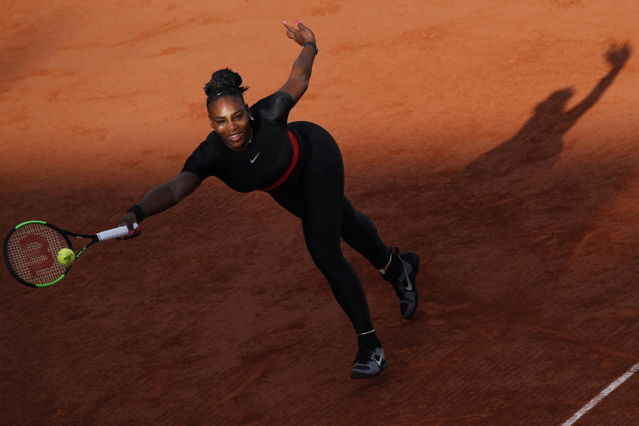 Serena Williams was unseeded at the French Open and beat two seeded players. (AP Photo/Christophe Ena)