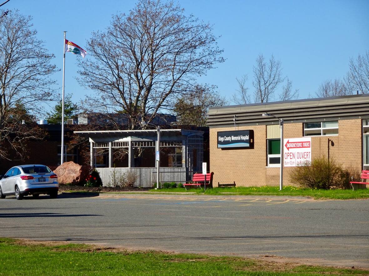 Kings County Memorial Hospital in Montague is closing early Sunday due to a temporary lack of staffing. (Jane Robertson/CBC - image credit)