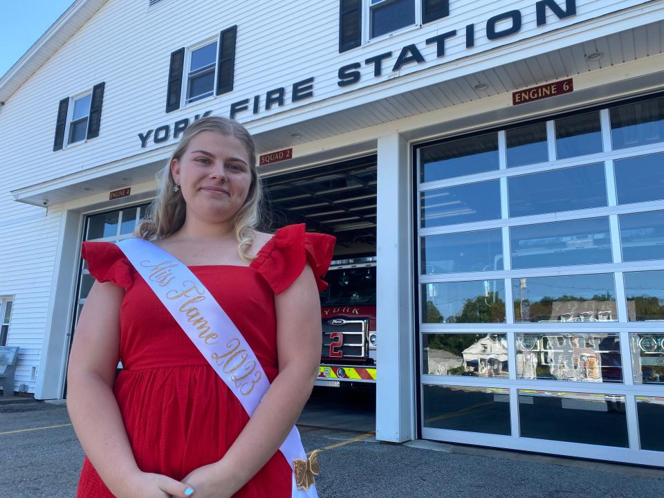 Caroline Bruno called it an honor to serve at Miss Flame in this year's Field Day, scheduled for Aug. 19 with a parade and firemen's muster.