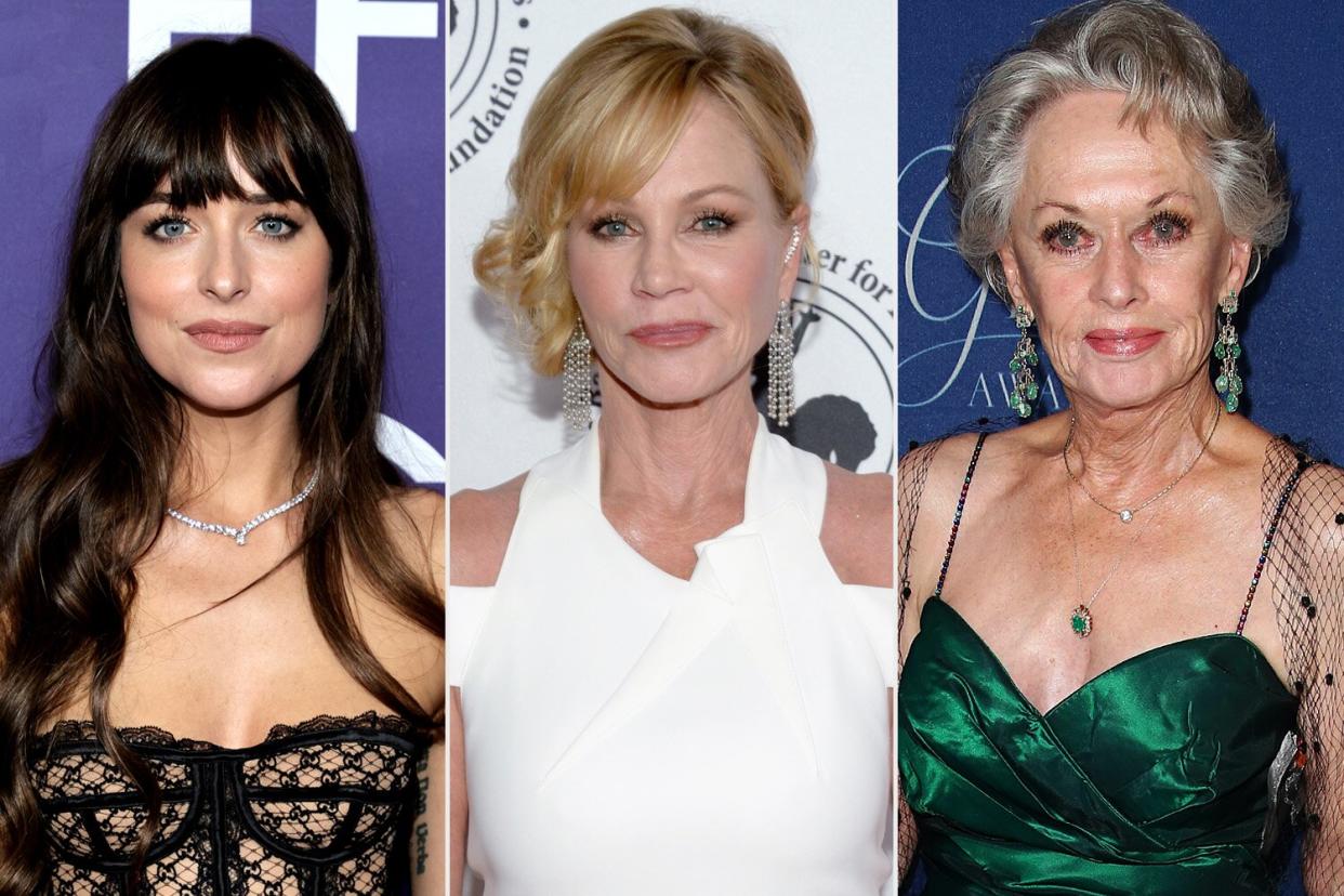 Dakota Johnson ; Melanie Griffith; Tippi Hedren