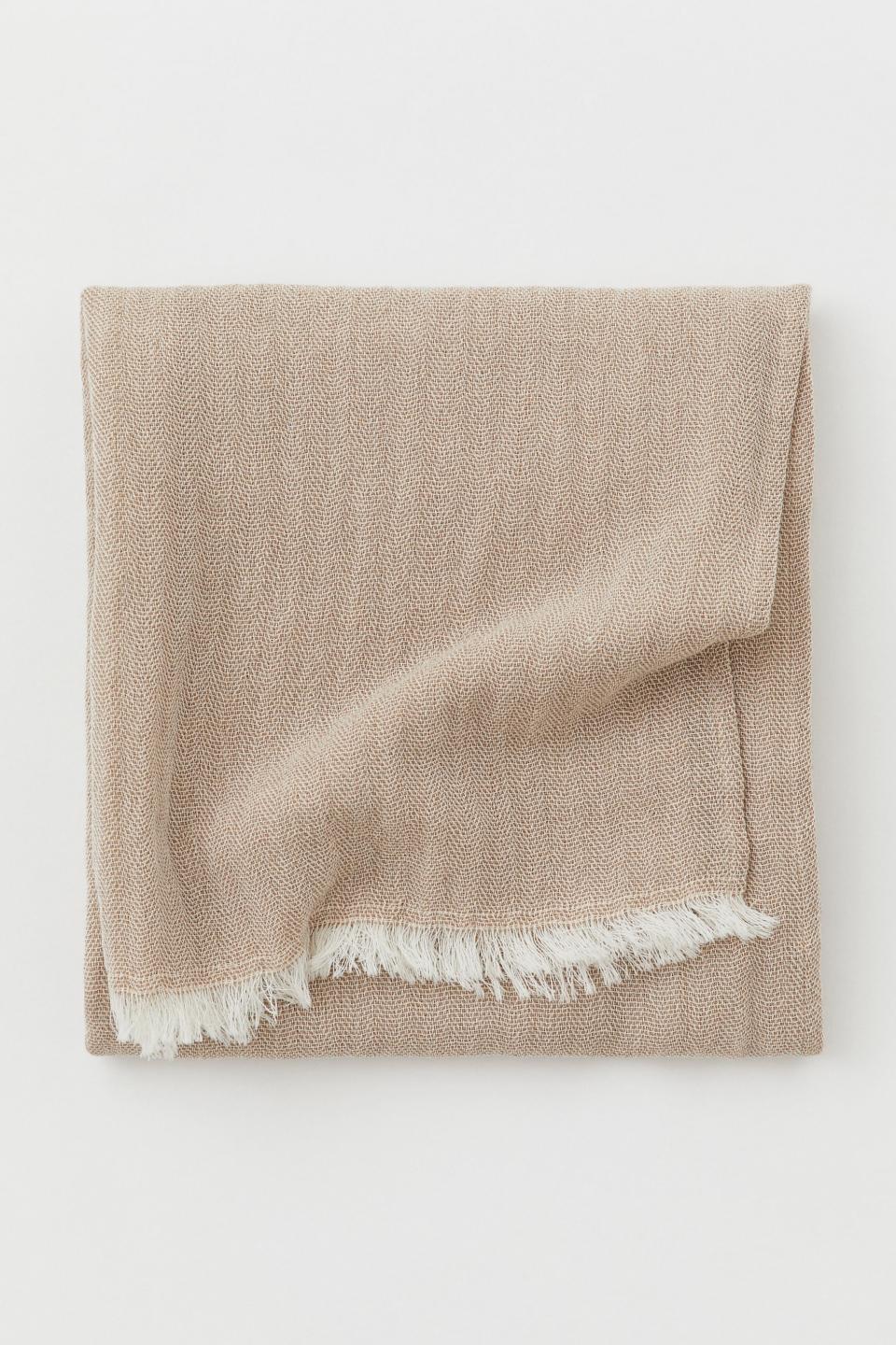 Wool-blend Throw