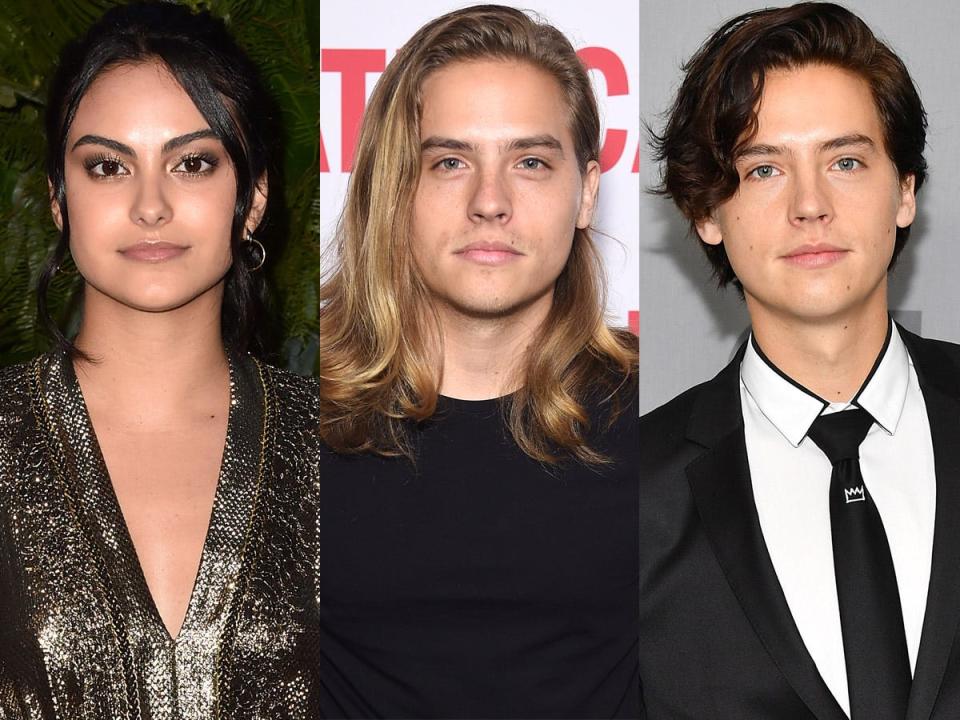 camila mendes, dylan sprouse, cole sprouse