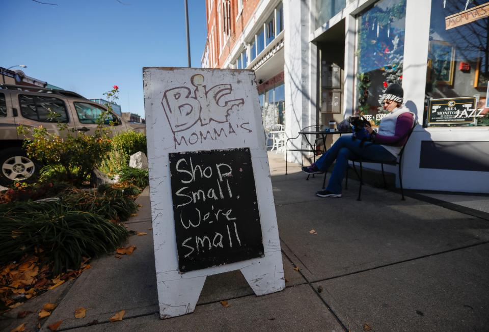 Grab a quick coffee or sandwich at Big Momma's on Commercial Street.