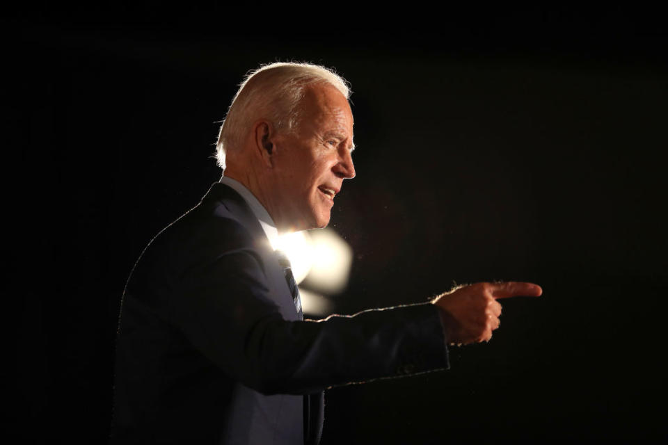 Former U.S. Vice President Joe Biden speaks during the AARP and The Des Moines Register Iowa Presidential Candidate Forum at Drake University on July 15, 2019 in Des Moines, Iowa. | Justin Sullivan—Getty Images