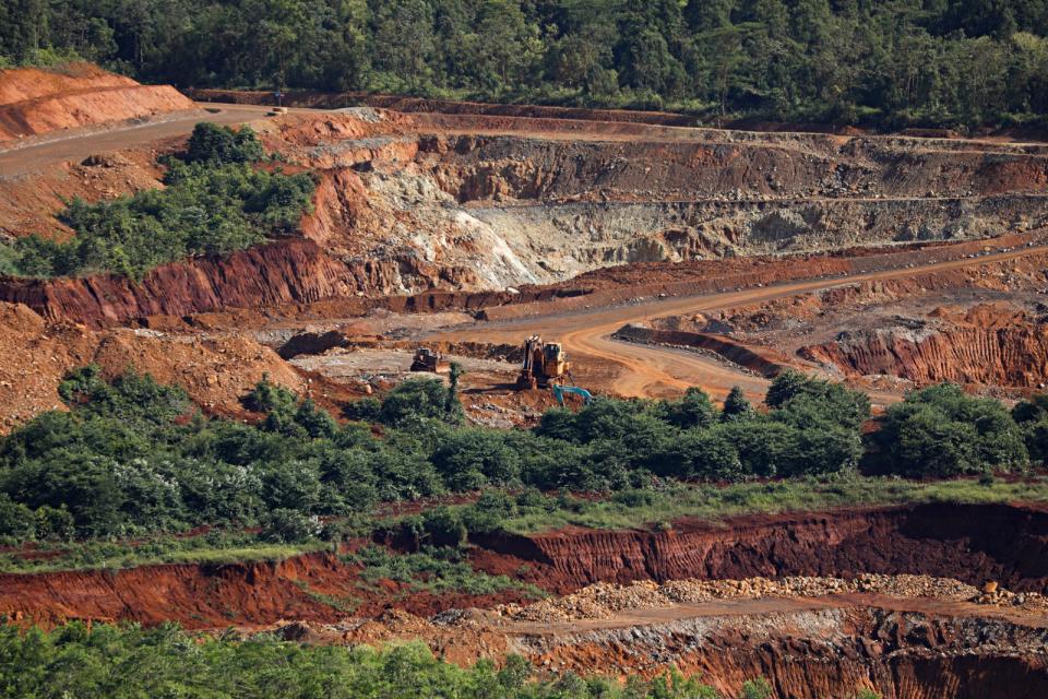 2023年3月29日，巴西淡水河谷礦業公司在印尼南蘇拉威西省的鎳礦場，與中國華友鈷業公司合作。路透社