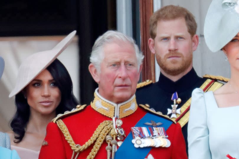 Prince Harry has extended an olive branch to his father King Charles and asked if the pair meet during his upcoming visit to the UK and he reportedly received a four-word response