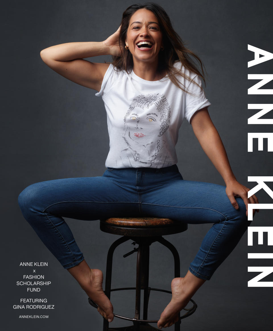 Gina Rodriguez for Anne Klein. - Credit: courtesy shot.