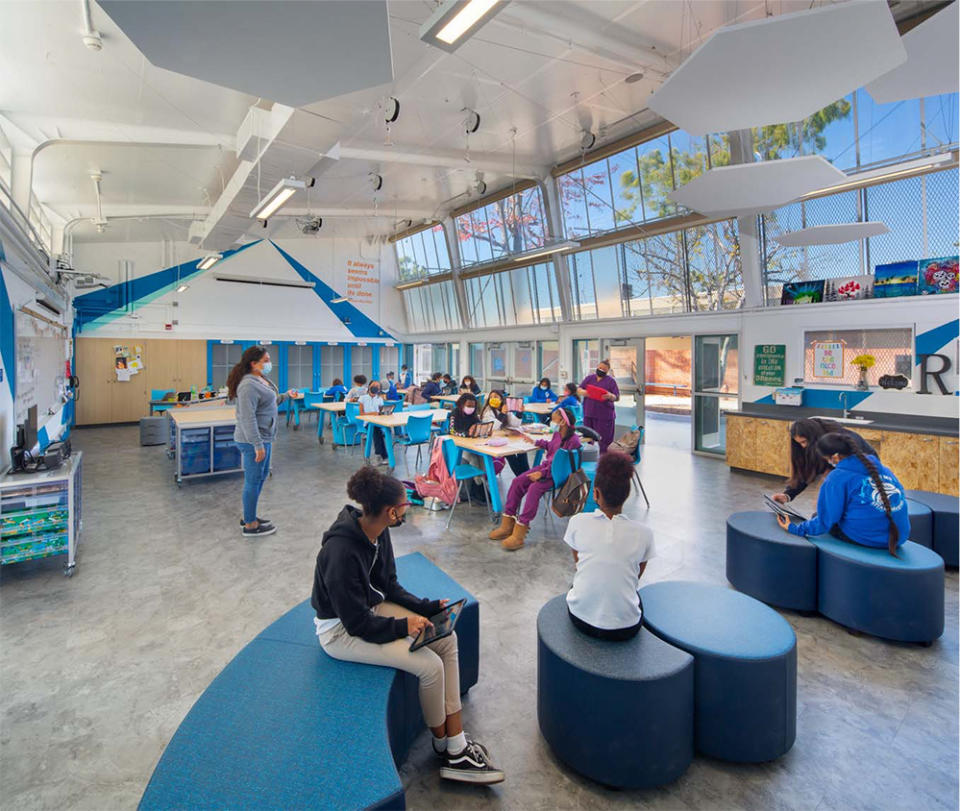 A new robotics lab was one of the recent upgrades at Orville Wright Middle School STEAM Magnet. The facility could go to a charter school according to a preliminary plan. (Courtesy Dena Vatcher)