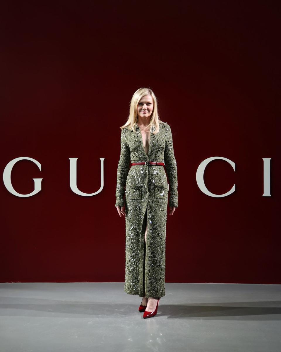 gucci women's fall winter 2024 fashion show arrivals milan fashion week fallwinter 20242025