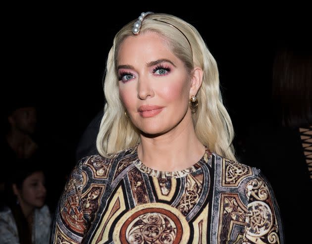 Erika Jayne attends the Vera Wang show during Fashion Week on Tuesday, Sept. 10, 2019 in New York. (Photo by Charles Sykes/Invision/AP)