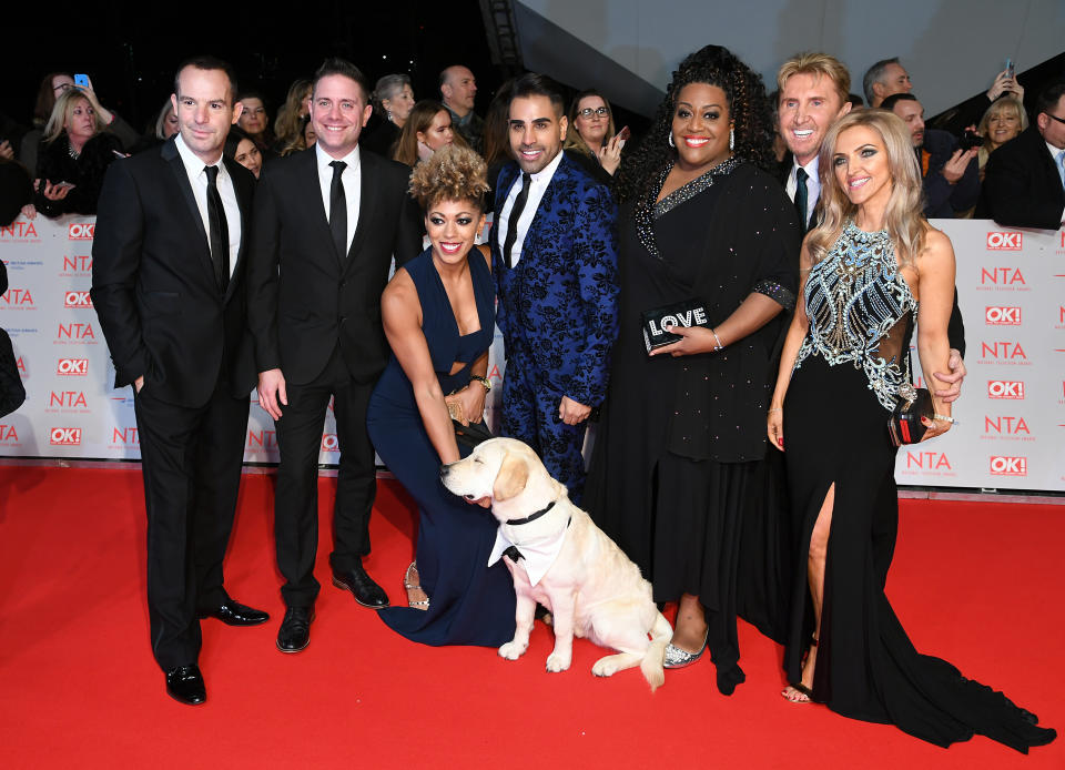 Martin Lewis, Dr Ranj Singh, Alison Hammond and cast and crew of This Morning attending the National Television Awards 2018 held at the O2, London. Photo credit should read: Doug Peters/EMPICS Entertainment