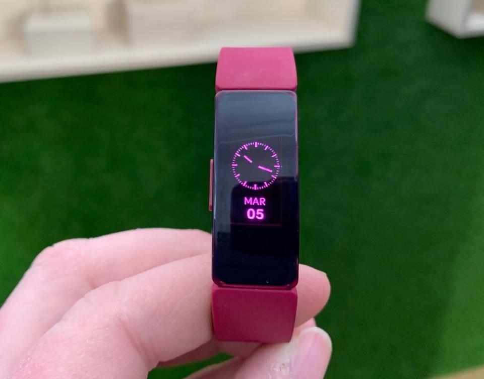 The Fitbit Inspire is available in a number of colors with interchangeable bands. (image: Daniel Howley)