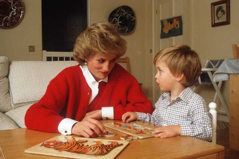 Princess Diana and William