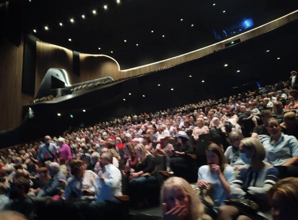 Crowd in the audience of the Human Nature.