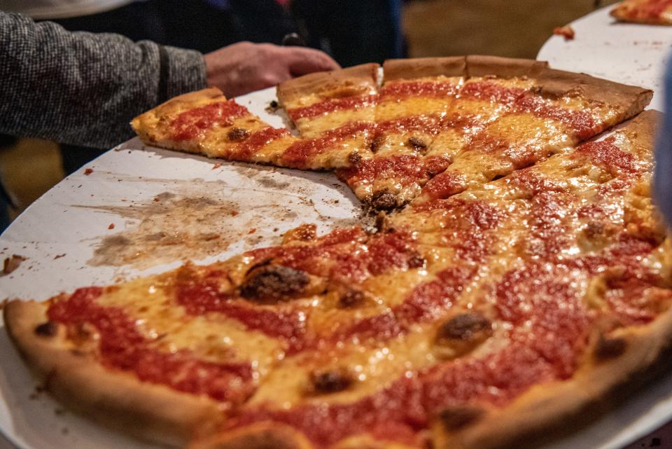 Pizzabowl II is old at Redd's in Carlstadt, NJ on Saturday Feb. 05, 2022. A group of 16 pizzerias compete in five rounds to name the best pizza in New Jersey. 