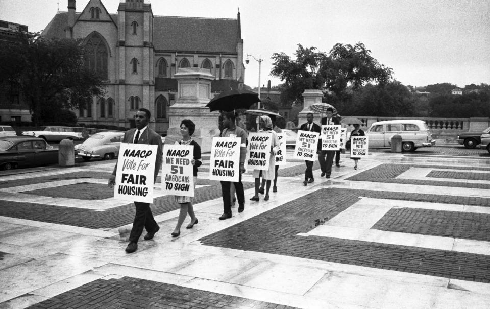 Protest for Fair Housing Legislation (Bettmann Archive via Getty Images)