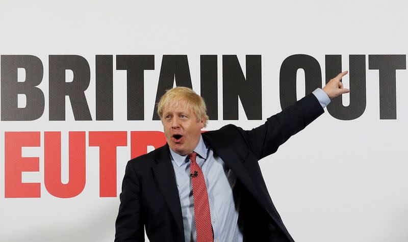 Britain's Prime Minister Boris Johnson's general election campaign