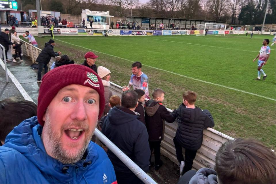 Alex Horne is a regular at Chesham United and has become a director of the club (Sportsbeat)