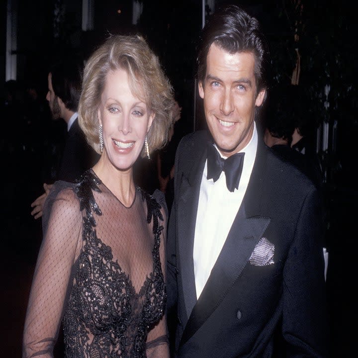 Pierce Brosnan attends the 42nd Annual Golden Globe Awards on January 26, 1985