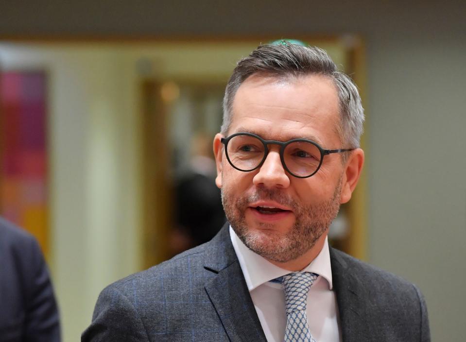 German minister of state for Europe Michael Roth arrives for a General Affairs council on article 50 at the European Council in Brussels on July 19, 2018. (Photo by JOHN THYS / AFP)        (Photo credit should read JOHN THYS/AFP via Getty Images)