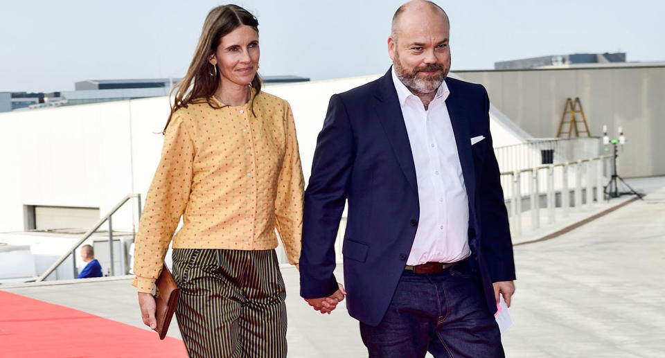 Anders Holch Povlsen and his wife, Anne, photographed in May 2018. Source: Getty