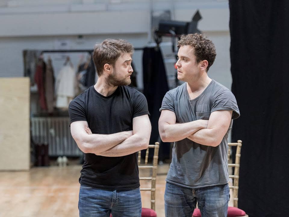 50 years young: Daniel Radcliffe and Joshua McGuire star in Rosencrantz and Guildenstern Are Dead: Manuel Harlan