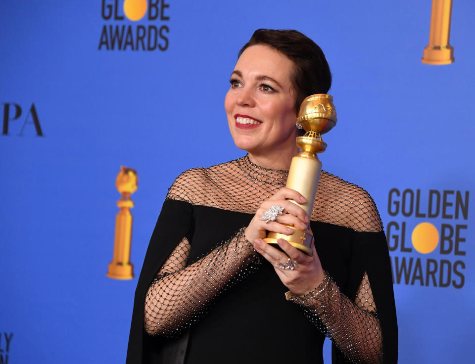 Einen Golden Globe brachte Colman “The Favourite” bereits ein. (Bild: Mark Ralston/AFP/Getty Images)