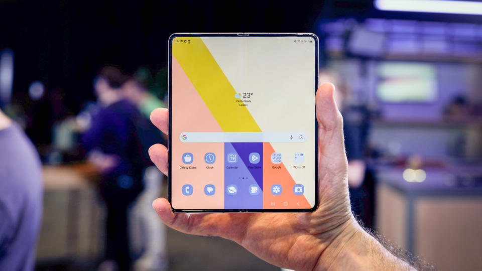 A photo of the Samsung Galaxy Z Fold 5