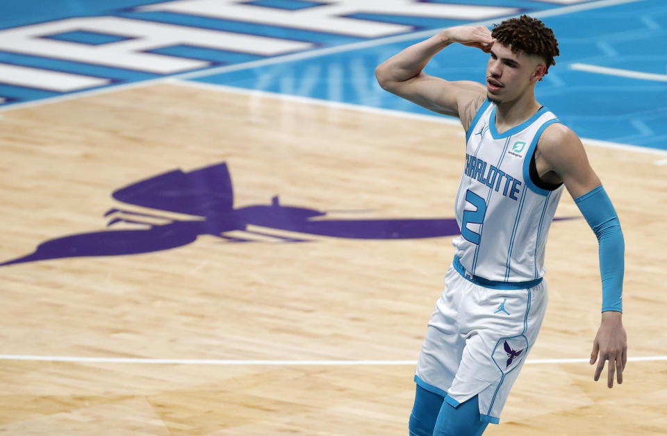 LaMelo Ball is the leading candidate for Rookie of the Year. (Jared C. Tilton/Getty Images)