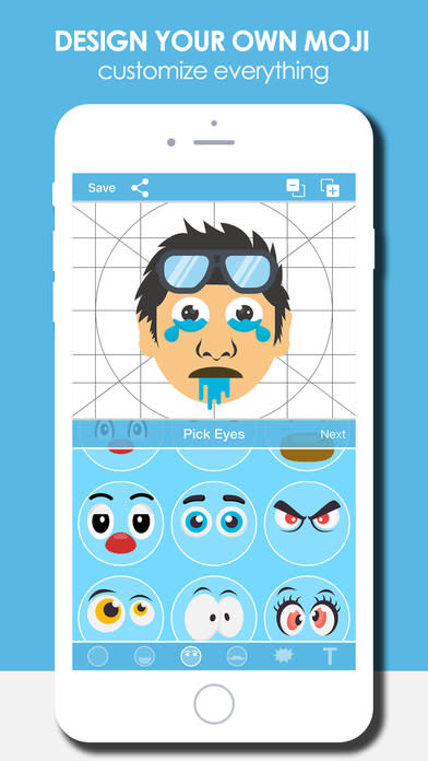 Moji Creator 表情符號創作者~製作你自己的表情符號，app說明由三嘻行動哇@Dr.愛瘋所提供