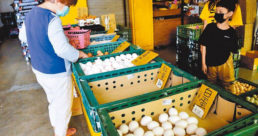 全國鬧蛋荒，不少遊客到台東順便買雞蛋，不過蛋商表示，以供應老主顧為主。（圖／中國時報莊哲權攝）